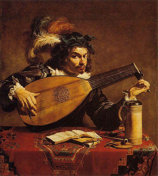 Theodoor Rombouts The Lute Player